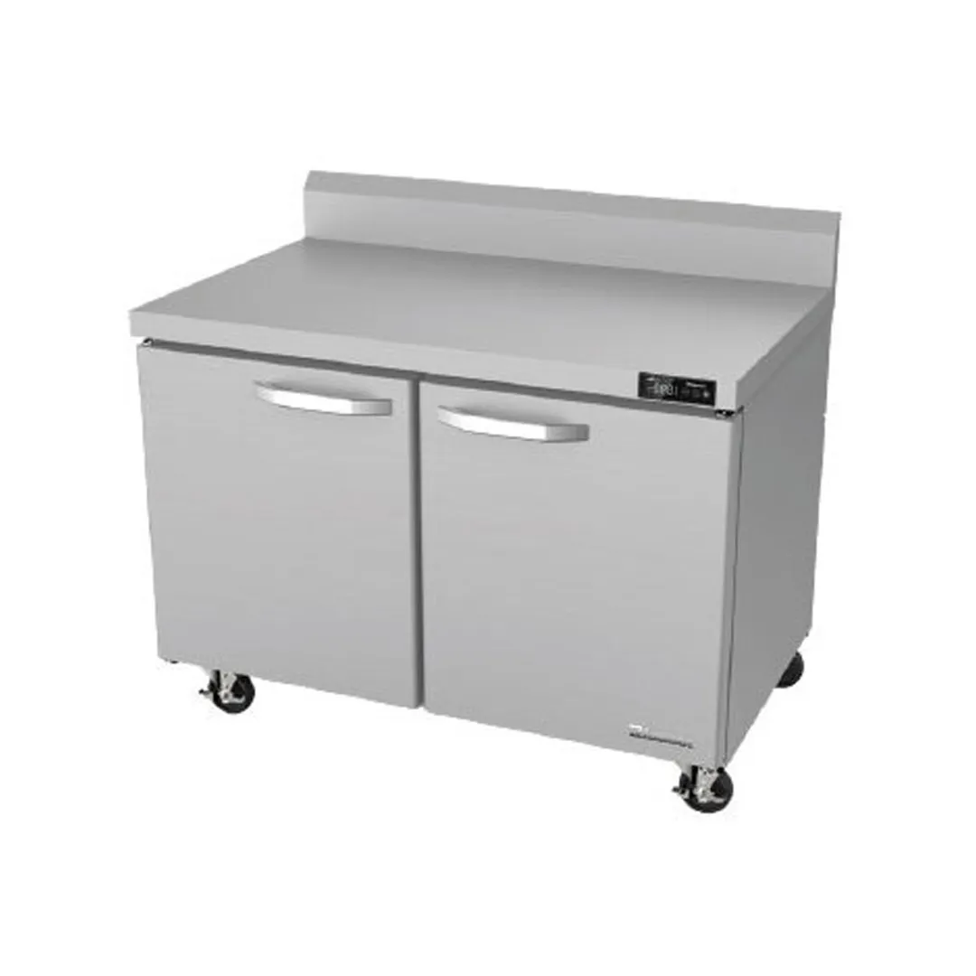 Blue Air BLUR48-WT-HC 48" 2-Section Worktop Refrigerator w/ 2 Doors, 13 cu. ft.