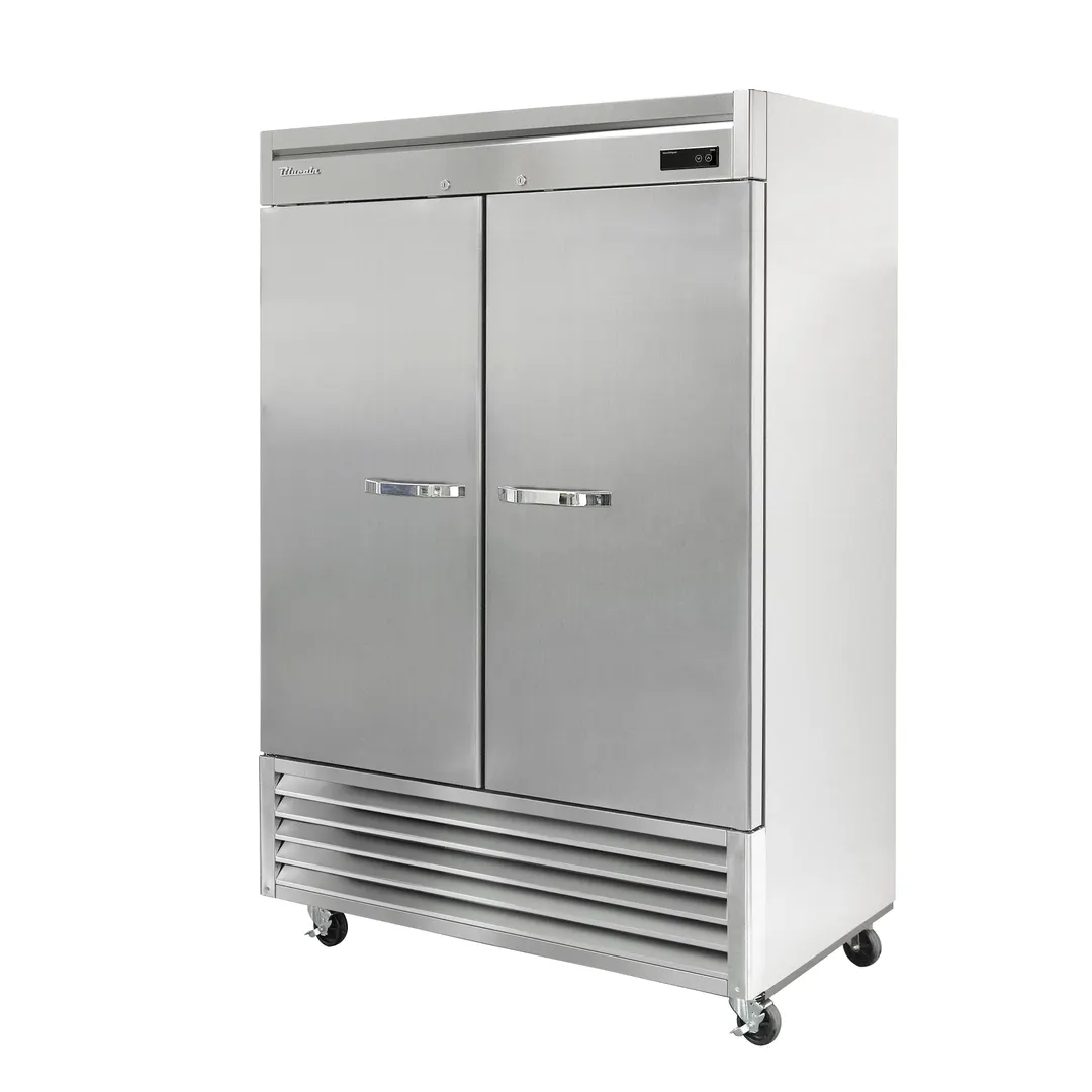 Blue Air BSF49-HC 54" 2-Solid Door Reach-In Freezer, Bottom Mount, 49 cu. ft., Stainless Steel