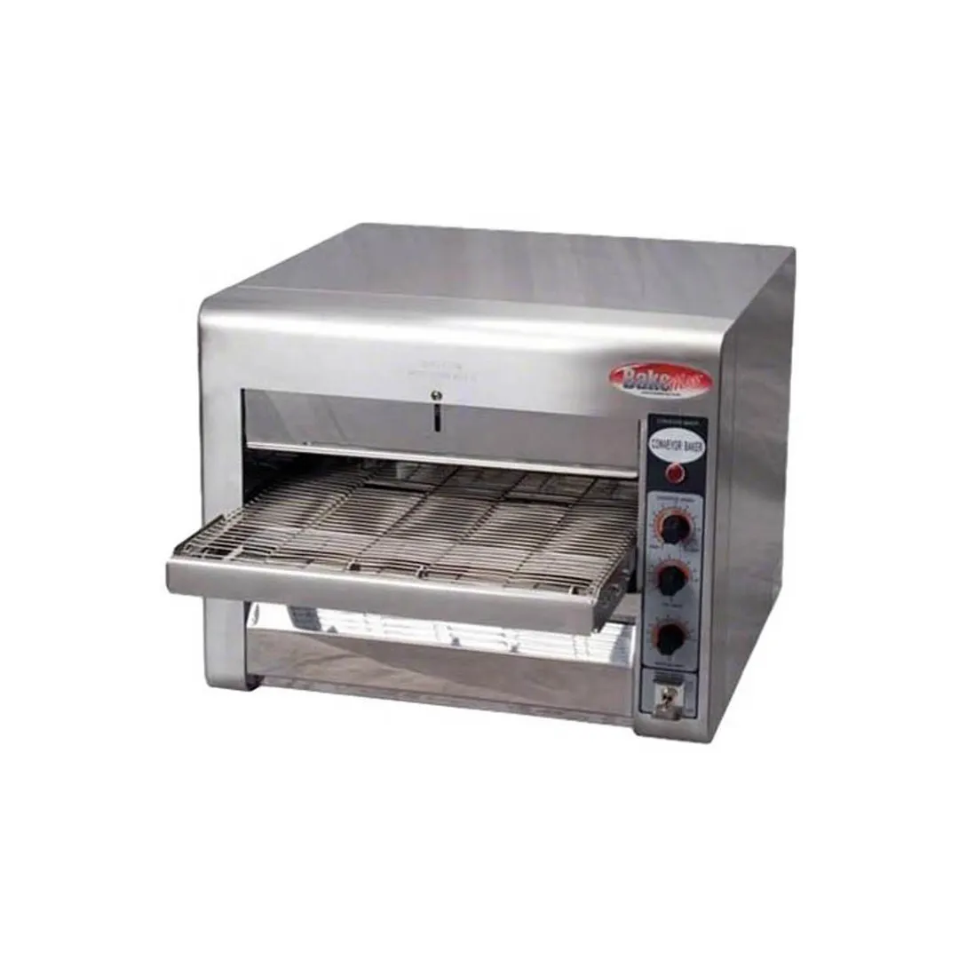 BakeMax BMCB001 18-1/2"W Countertop Electric Conveyor Oven, (12) 14" Pizzas Per Hour