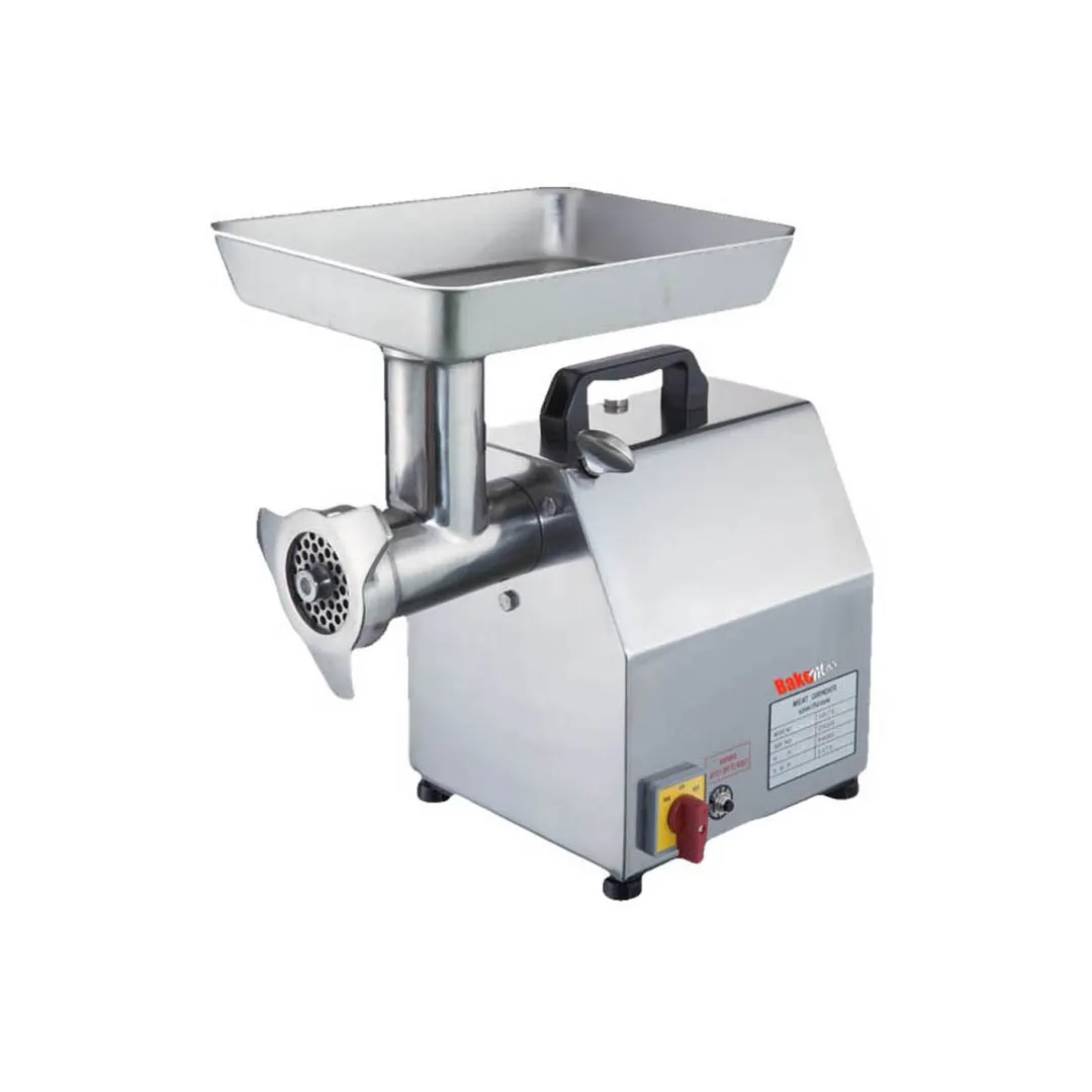 BakeMax BMMG002 Countertop Electric Meat Grinder, #22 HUB, 1-1/2 HP, 880 lbs/hr, 170 RPM, 1120W, 6mm & 8mm Plates