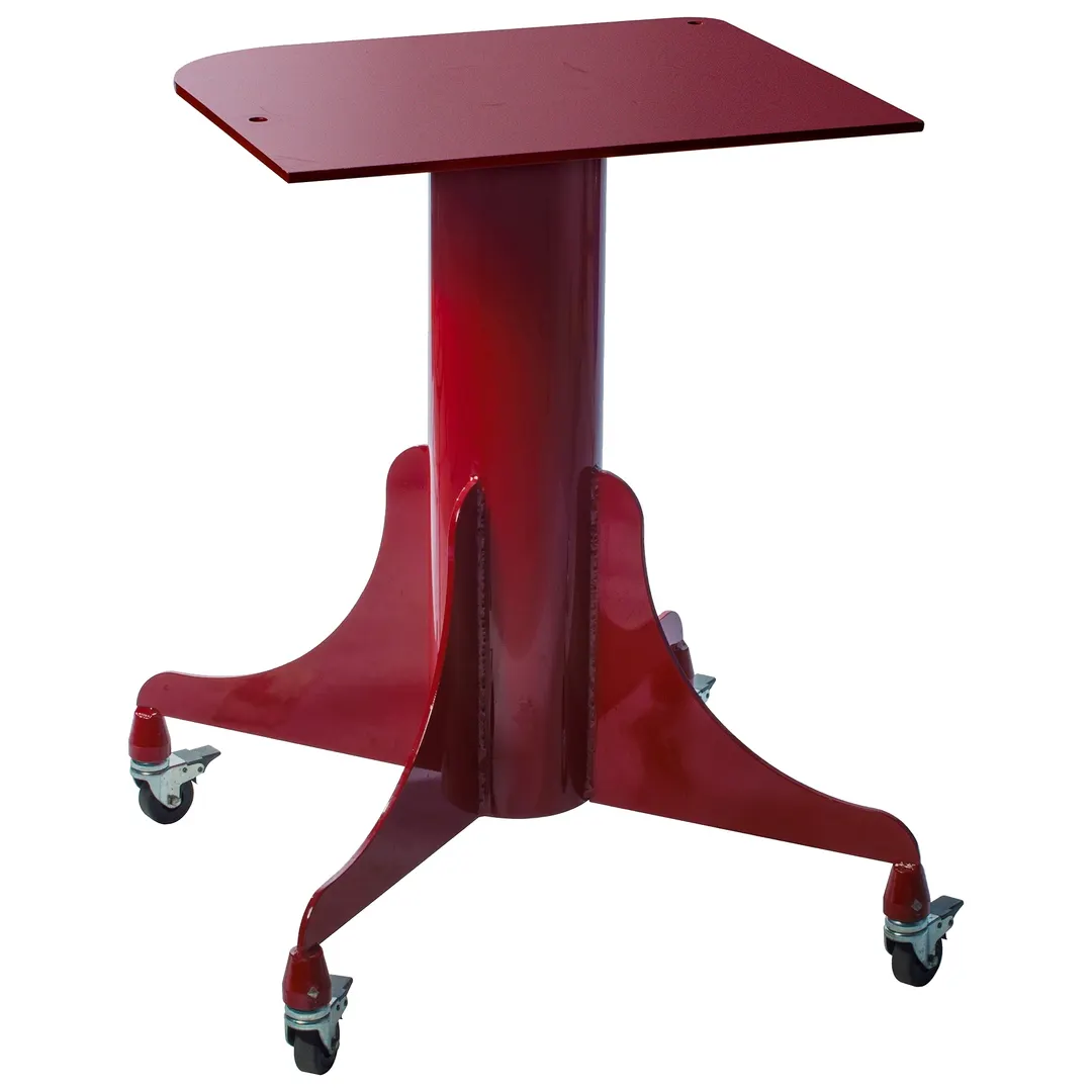 Berkel 300M-STANDC 300M Slicer Stand with Casters, Classic Berkel Red