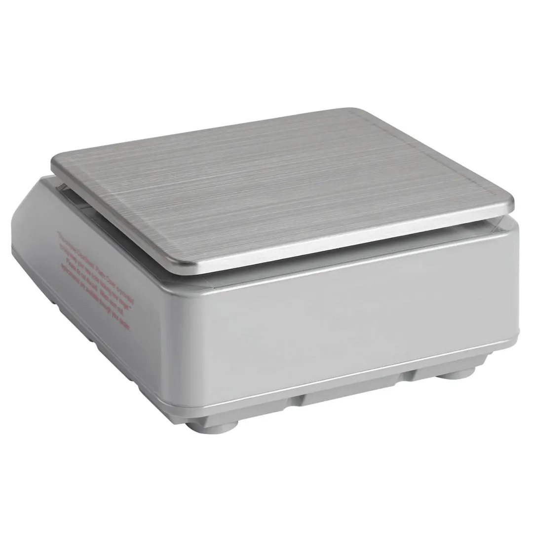 Edlund BRV-HP30 Bravo! 30 lb Portion Scale, 0.1 oz, 9.64"x8.71" Stainless Platform, RED LED Display
