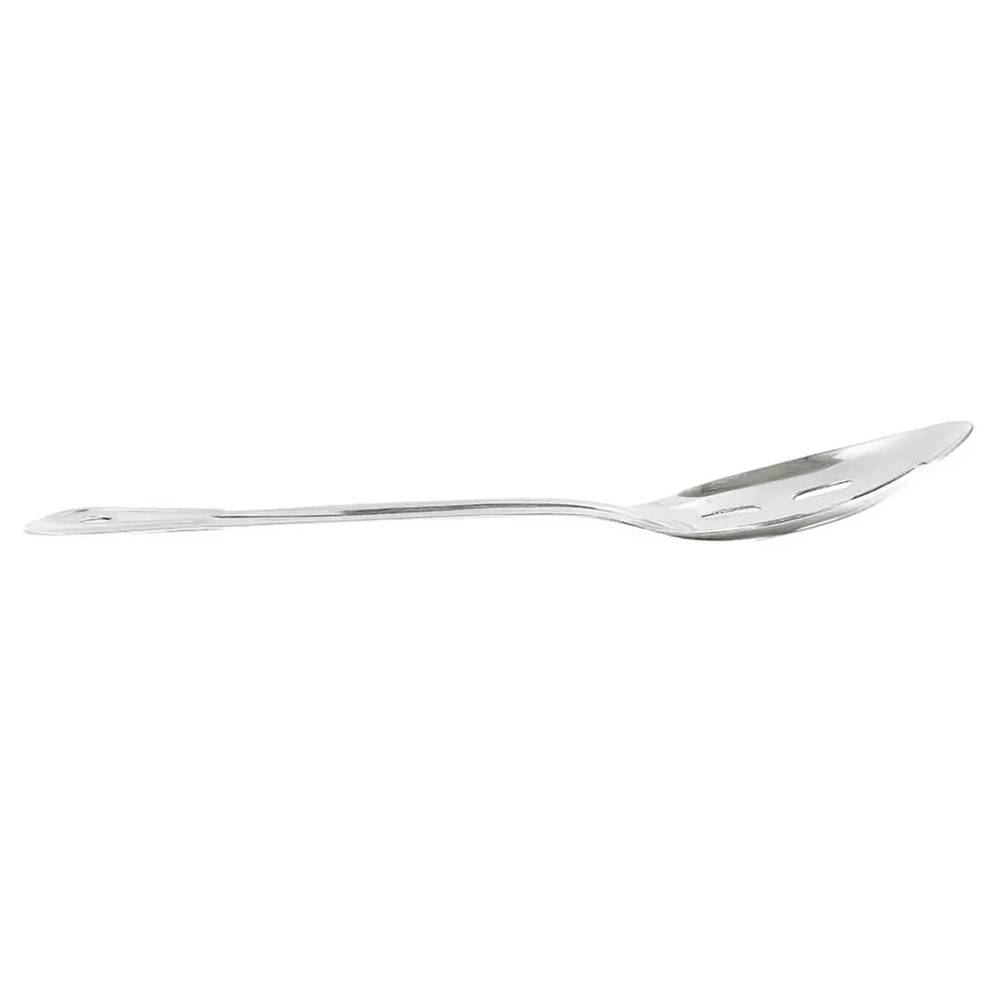 Winco BSST-11 11" Slotted Stainless Steel Basting Spoon