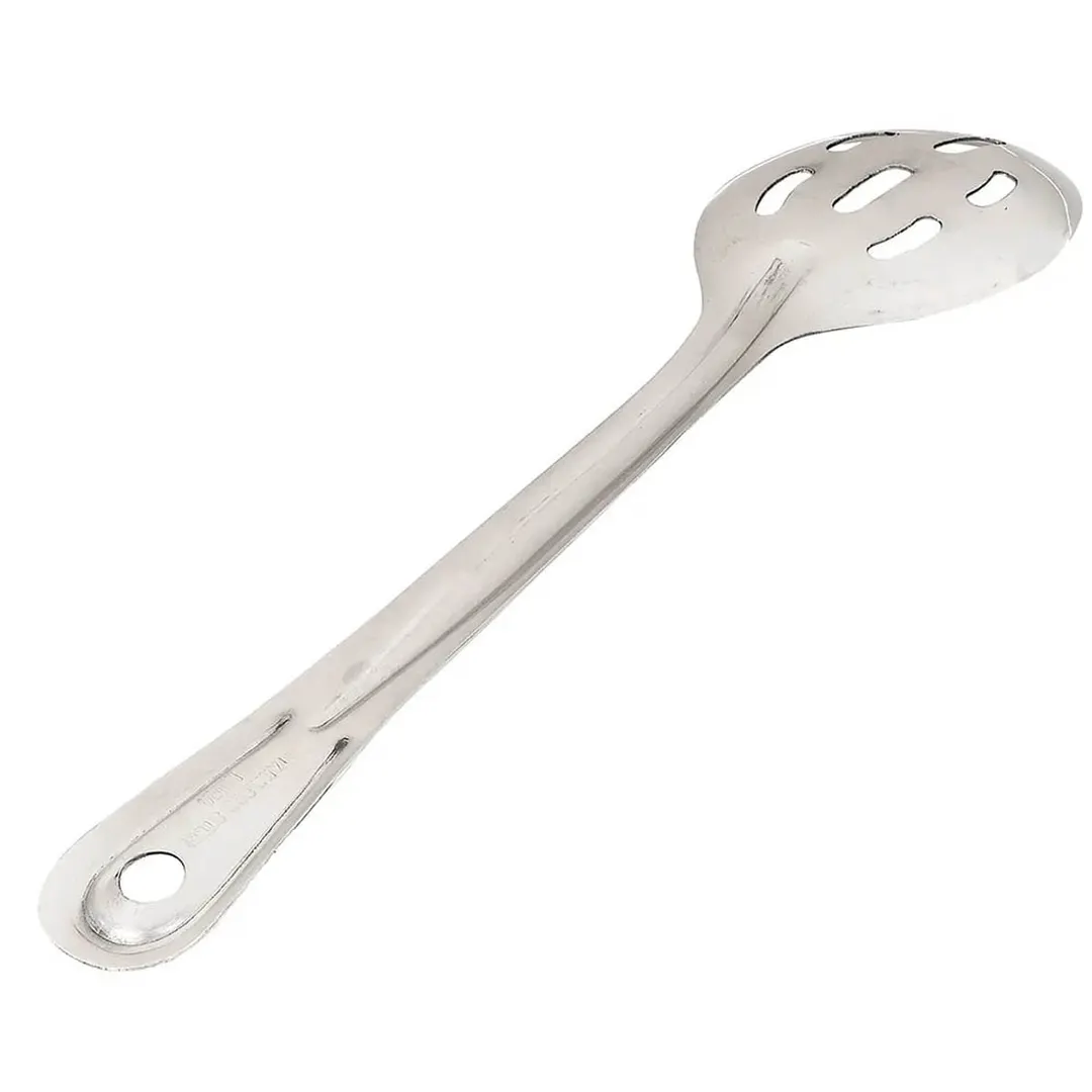 Winco BSST-11 11" Slotted Stainless Steel Basting Spoon