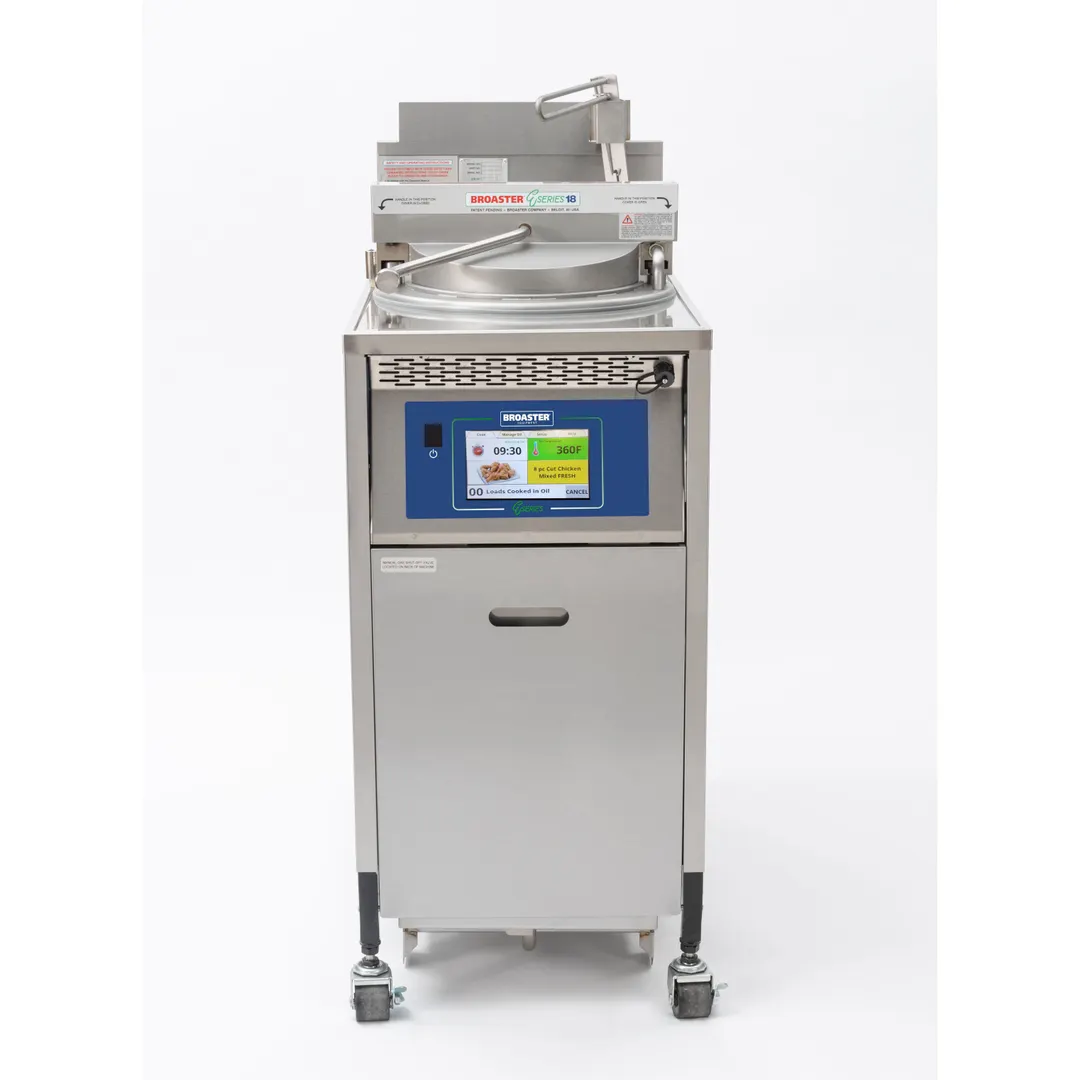Broaster 86136 E-Series 18 Gas Pressure Fryer w/ 42-lb Oil Capacity, SmartTouch Controls
