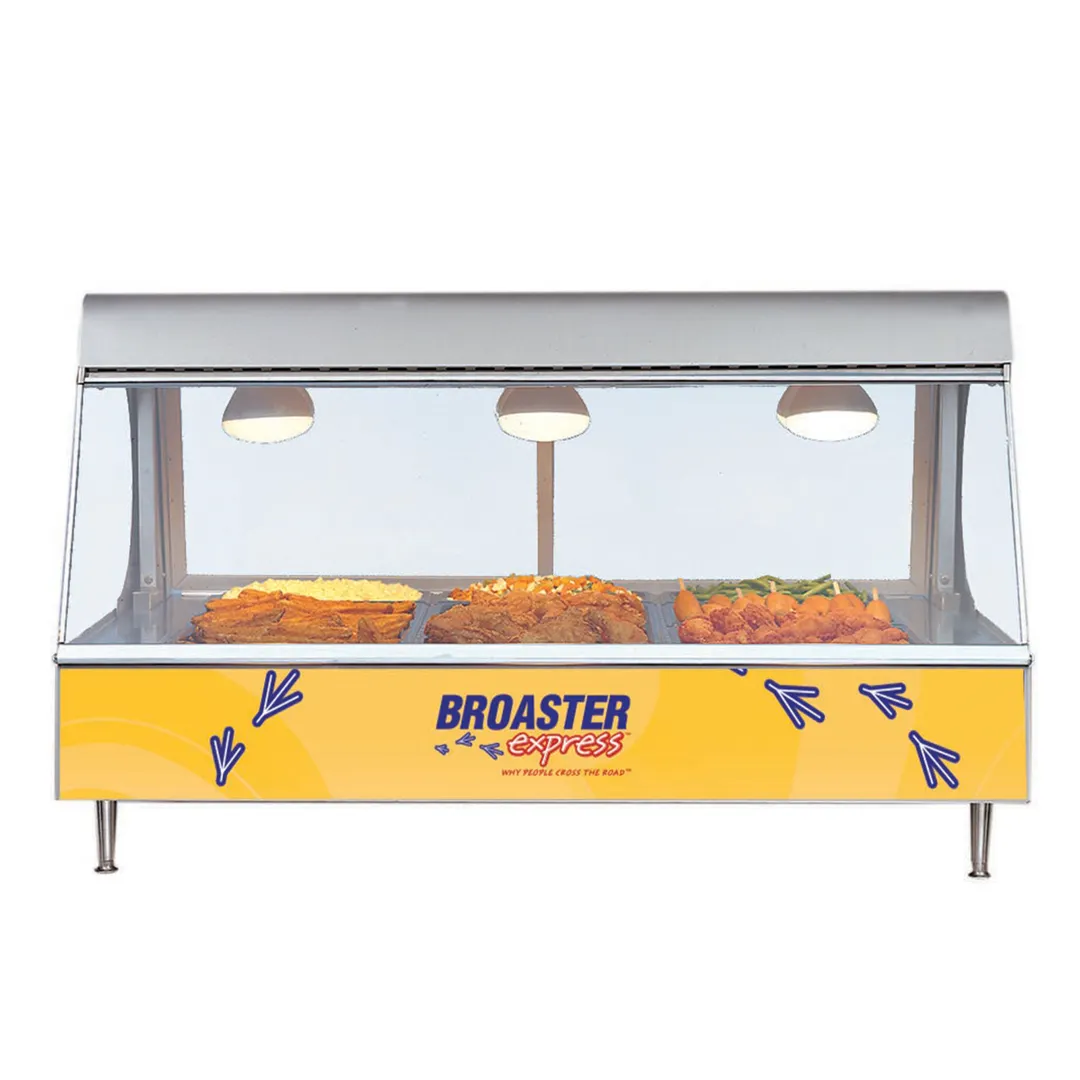 Broaster PERFECT HOLD DELI CASE, 4' - 85917 Floor Model Heated Deli Display Case