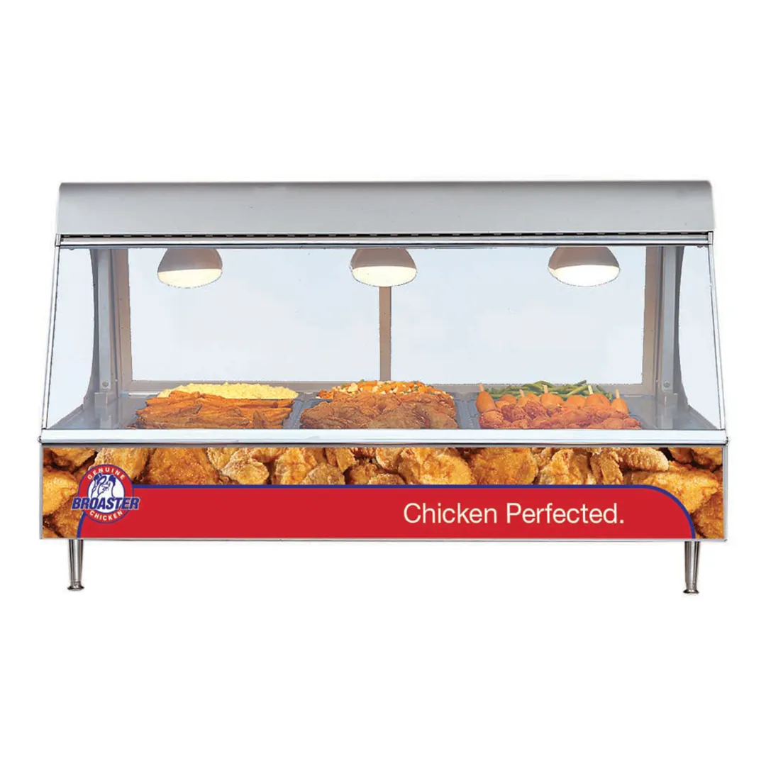 Broaster PERFECT HOLD DELI CASE, 4' - 86056 Floor Model Heated Deli Display Case