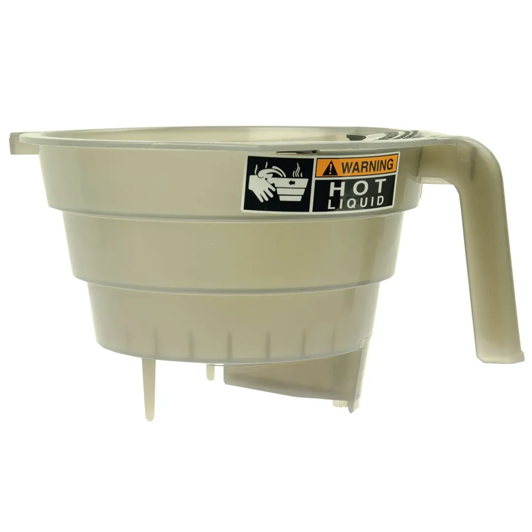 BUNN 03021.0004 S.Steel Smoke Gray Funnel Assembly, Ideal for Iced Tea & Coffee Brewer