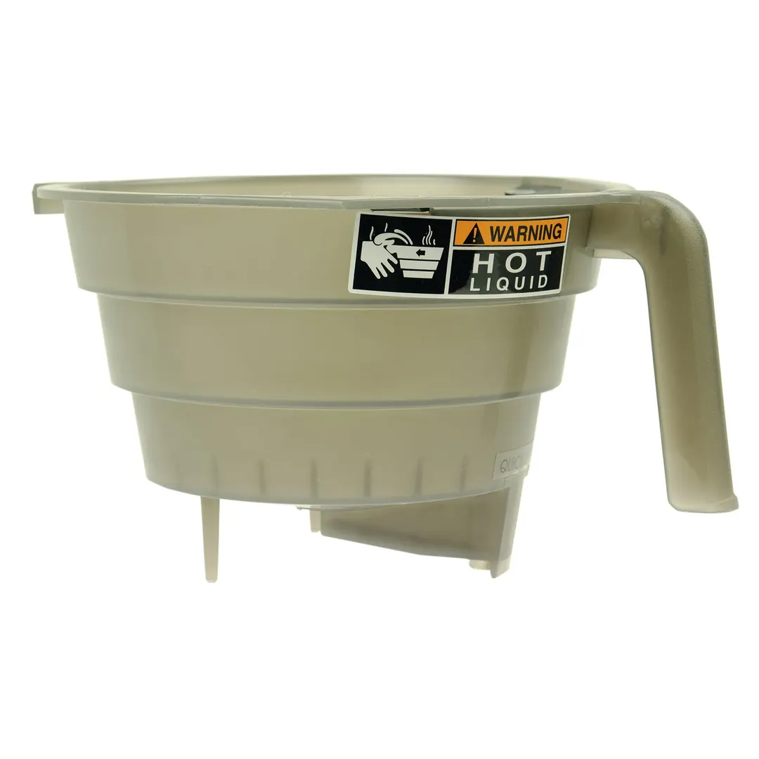 BUNN 03021.0005 Smoke Quick Brew Funnel Assembly – Stainless Steel, Fits Bunn Coffee Machines