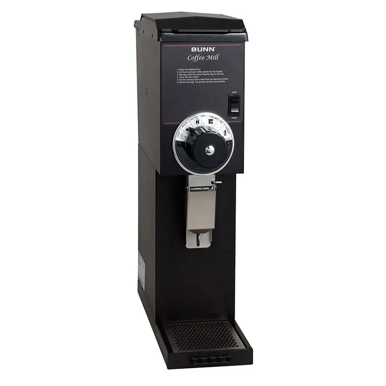 BUNN 22100.0000 G3HD Bulk Grinder, 3 Lb. Hopper Capacity - 1320W / 120V - Black Decor
