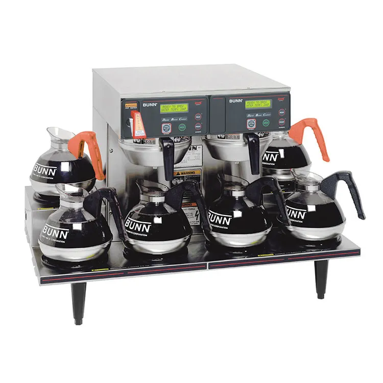 BUNN 38700.0015 Automatic Fill Coffee Brewer for Decanters With Hot Water Faucet, S.Steel / Double