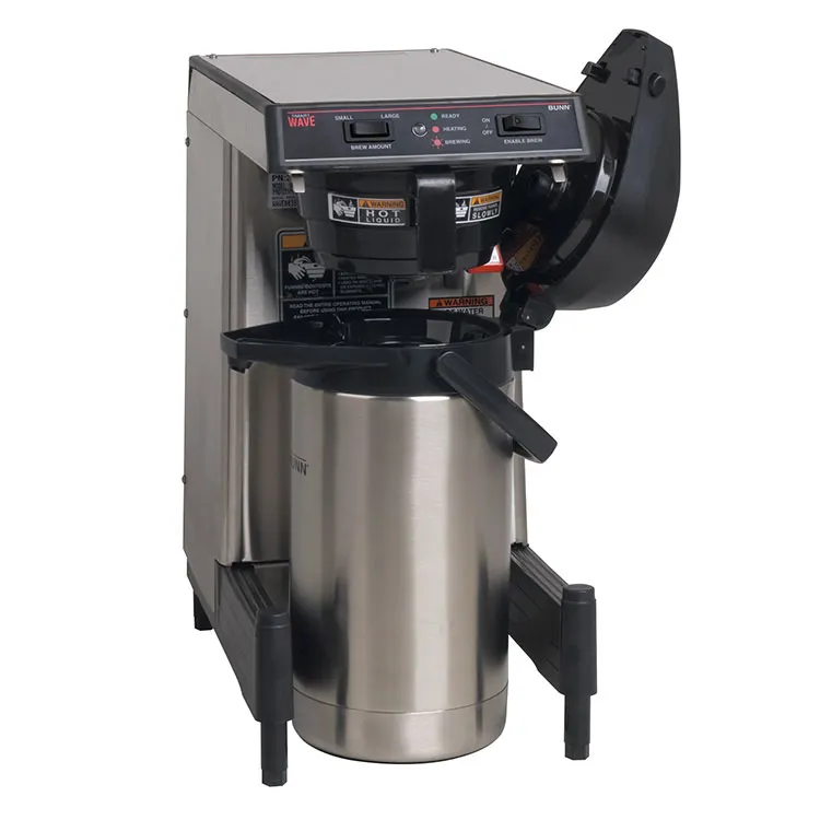BUNN 39900.0006 SmartWave® Low Profile Wide Base Automatic Coffee Brewer,64.6 oz Cap - 1350 W / 120V