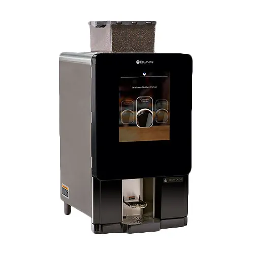 BUNN 44400.0240 Sure Immersion Model 312 Bean to Cup Coffee Brewer, Black - 3450W / 208-240V