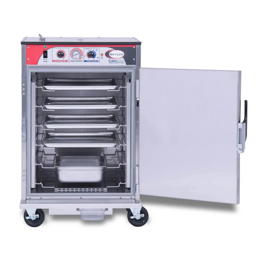 BevLes HCSS44W64 Half Height İnsulated Climate Select Heated Cabinet (1) Solid Door, Universal Width, 230V