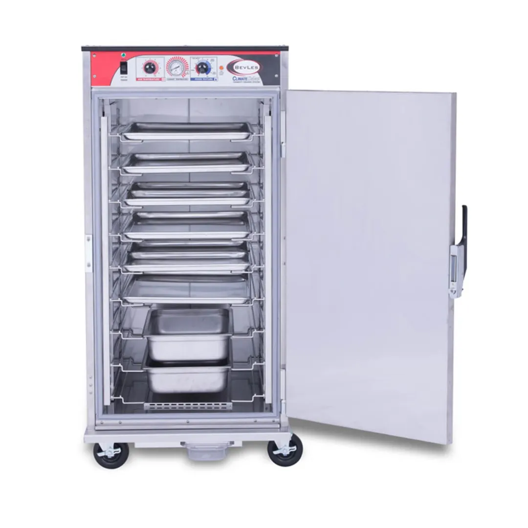 BevLes HCSS60W94 3/4 Height Insulated Climate Select Heated Holding Cabinet with Humidity