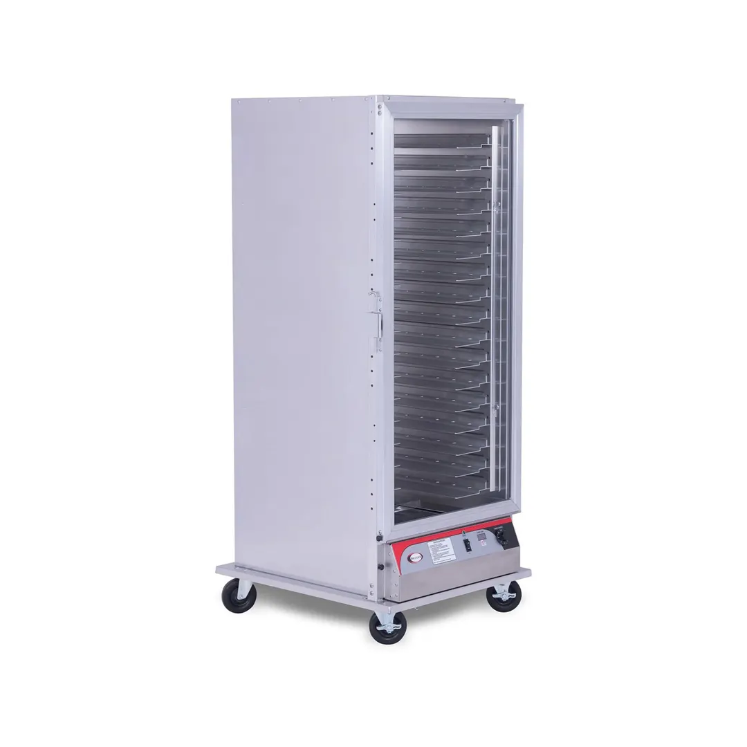 BevLes PICA60-24-A-4L1 3/4 Size Non-Insulated Proofing Cabinet, (1) Left Hand Hinged Door, 230V