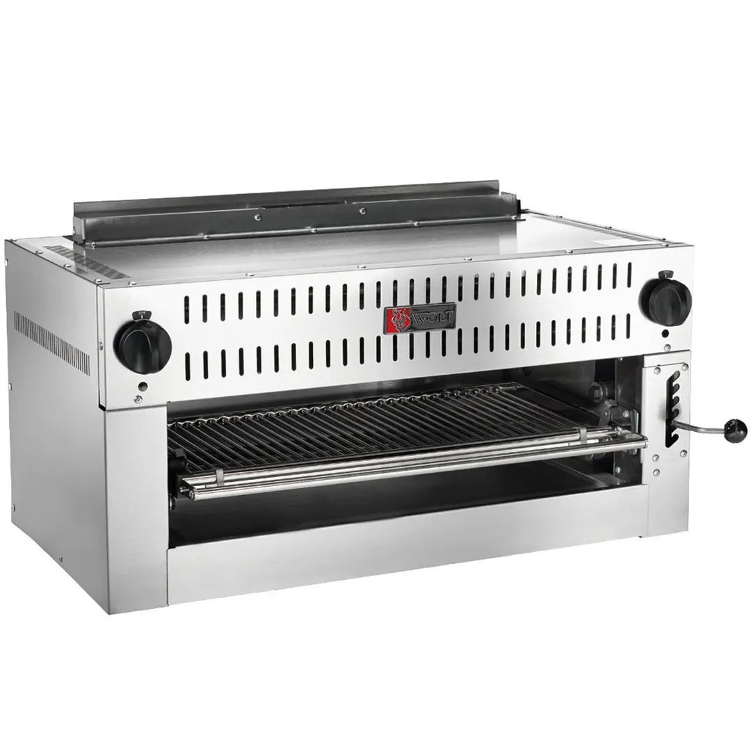 Wolf C36IRB 36" Infrared Gas Salamander Broiler with Manual Control - 30,000 BTU Burner