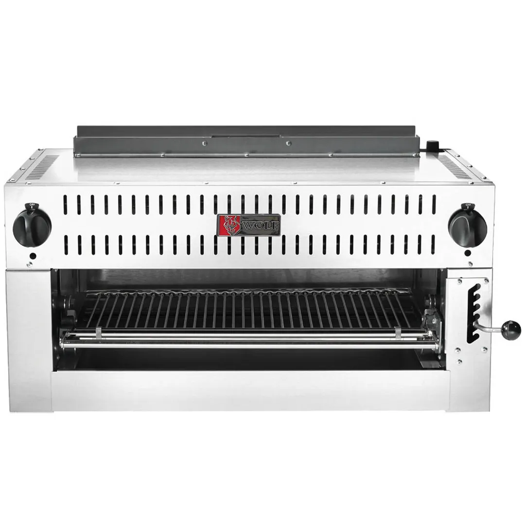 Wolf C36RB 36" Radiant Gas Salamander Broiler with Dual Control - 50,000 BTU Burner