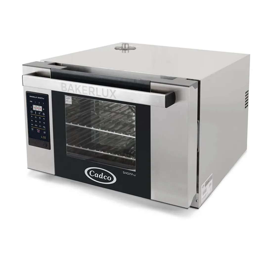 Cadco XAFT-03HS-LD Half Size Electric Countertop Convection Oven, 3 Shelf, LED Digital, 208/240V