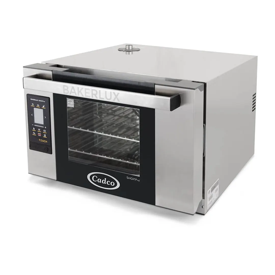 Cadco XAFT-03HS-TD Half Size Electric Countertop Convection Oven, 3 Shelf LED Digital, 208/240V