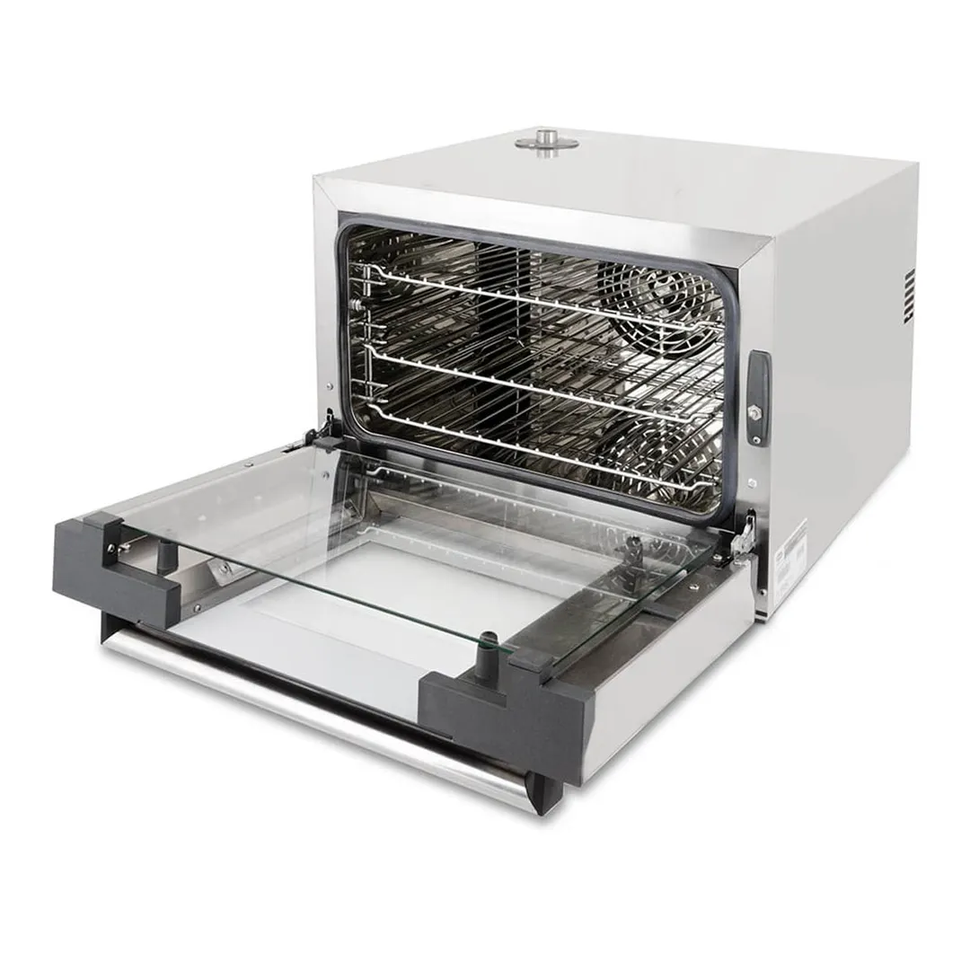 Cadco XAFT-03HS-TD Half Size Electric Countertop Convection Oven, 3 Shelf LED Digital, 208/240V