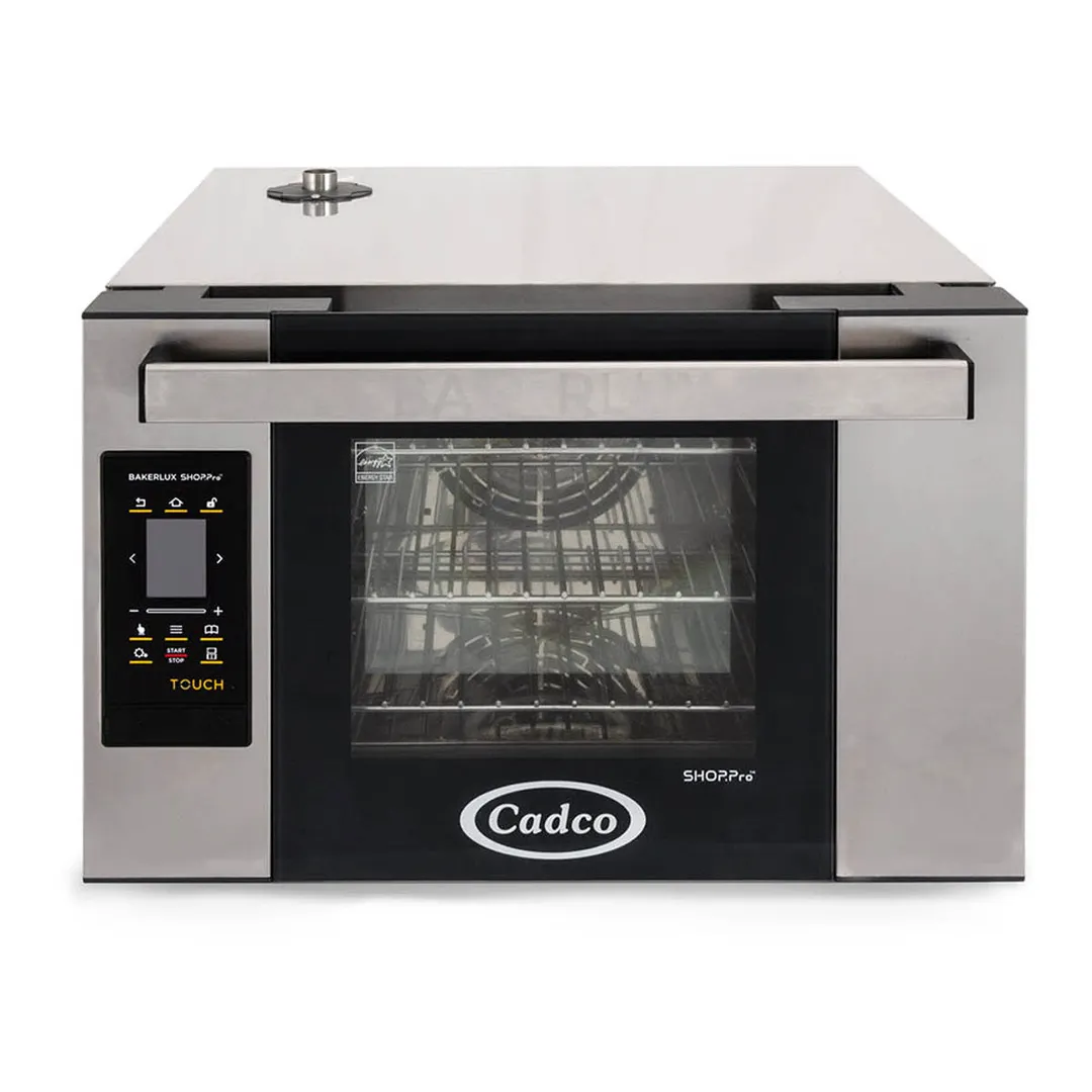 Cadco XAFT-03HS-TD Half Size Electric Countertop Convection Oven, 3 Shelf LED Digital, 208/240V
