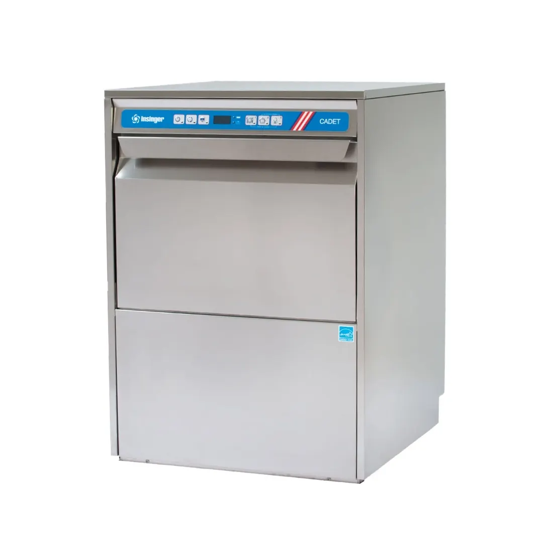 Insinger CADET 23" High Temp Undercounter Dishwasher with Booster, 30 Racks/Hr - 26 Gal/Hr