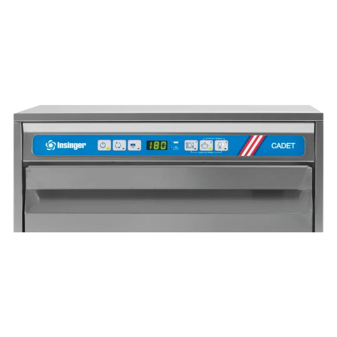 Insinger CADET 23" High Temp Undercounter Dishwasher with Booster, 30 Racks/Hr - 26 Gal/Hr