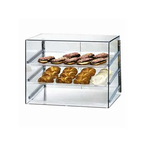 Cal-Mil 1202 Classic Display Case, 27"W X 20"D X 20"H, 3-Tier, Attendant-Serve