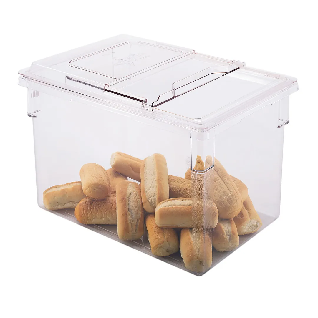 Cambro 182615CW135, 22‑Gal Clear Polycarbonate Box, 18" x 26" x 15", Dishwasher‑Safe, NSF