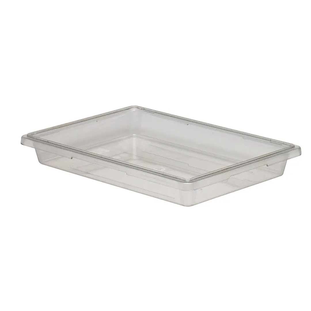 Cambro 18263CW135 Storage Container, 18" x 26" x 3.5" Clear Polycarbonate, 5‑Gallon, Dishwasher Safe