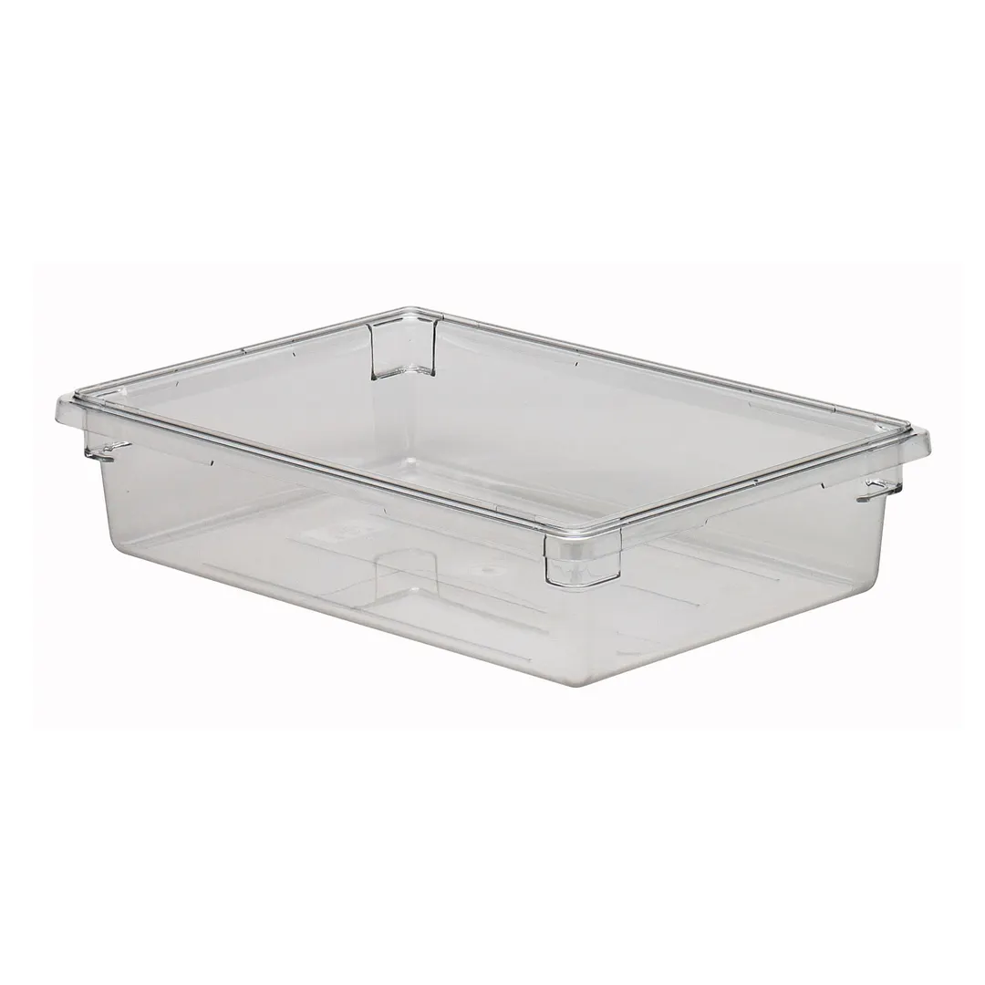 Cambro 18266CW135 Container, 18" x 26" x 6" Clear Polycarbonate, 8.75‑Gal, Dishwasher Safe