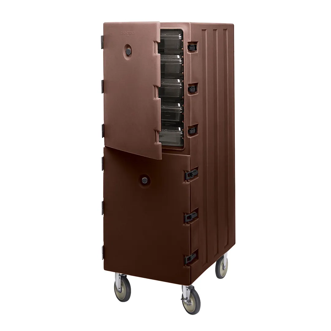 Cambro 1826DBC131 Camcart for Food Boxes, Sheet Pans w/ (26) Pan Capacity, Dark Brown