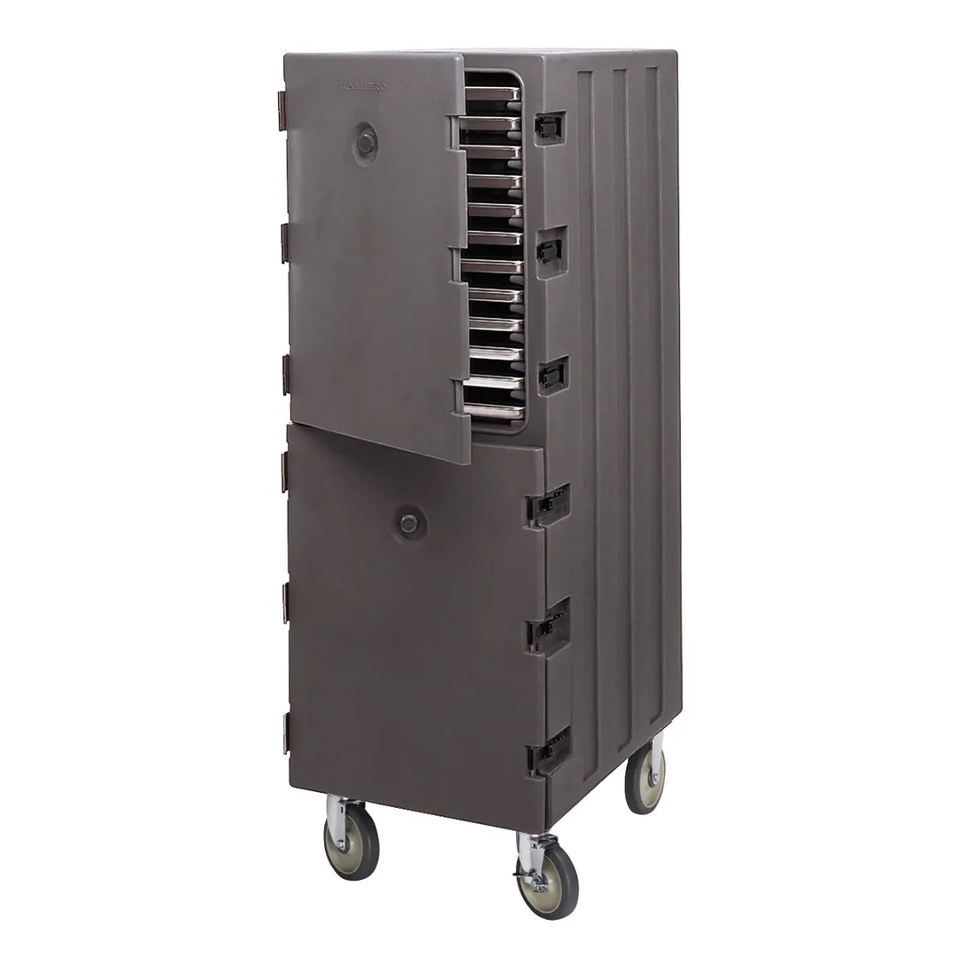 Cambro 1826DTC615 Insulated Sheet Pan Carrier - Non Electric-Tall, Charcoal Gray - Camcarts®