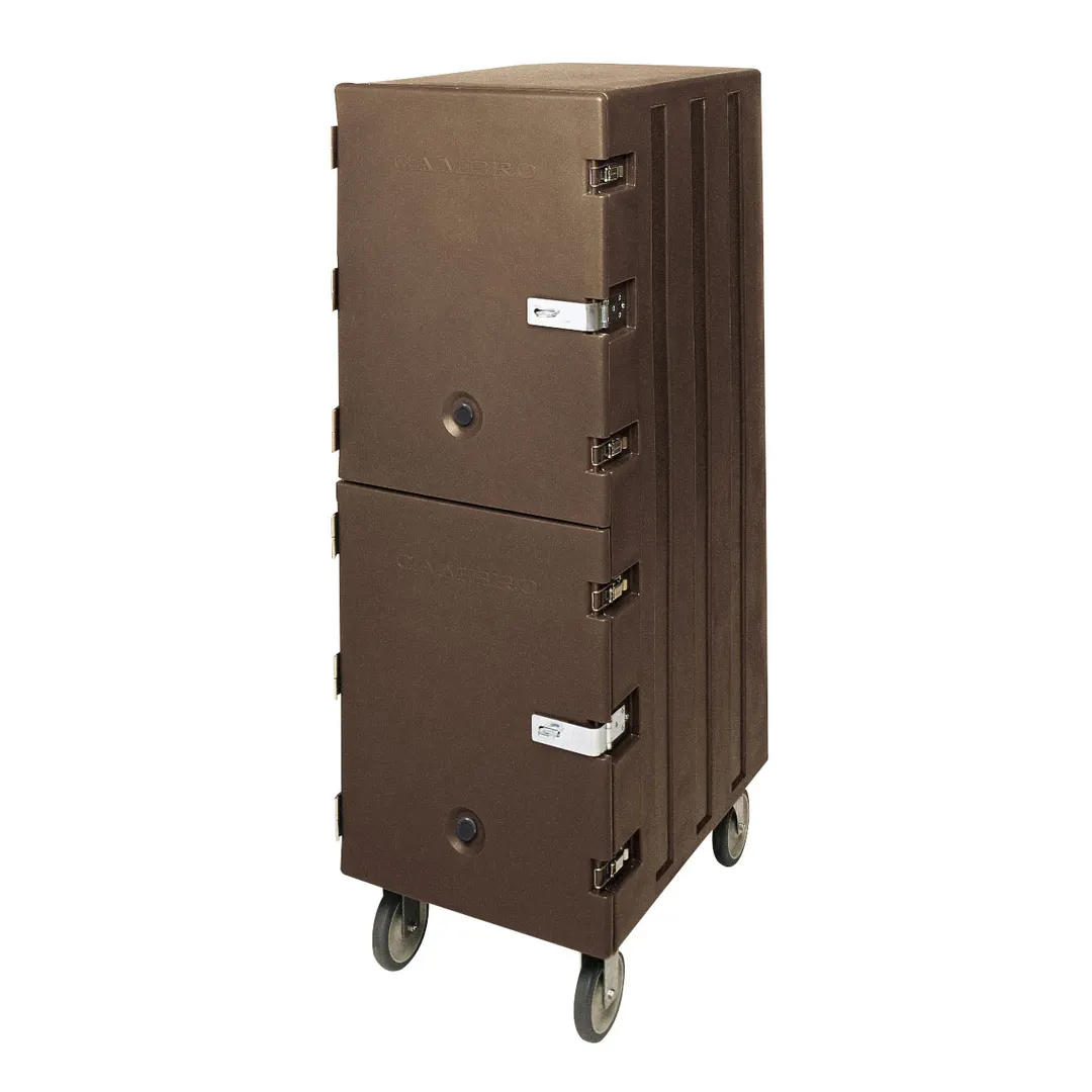 Cambro 1826DTCSP131 Tall Non-Electric Food Storage Box w/ Security Package, Dark Brown