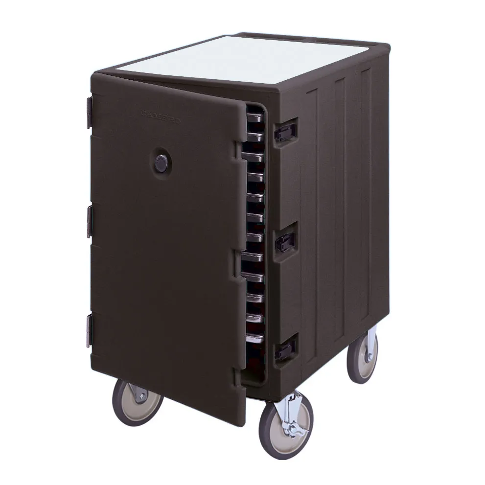 Cambro 1826LTC615 Insulated Sheet Pan Carrier with wheels, Charcoal Gray - Camcart®