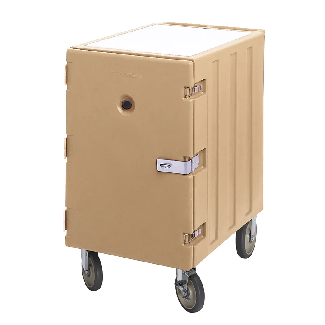 Cambro 1826LTCSP157 Beige Insulated Food Carrier w/ 13 Pan Capacity, Security Package - Camcart®