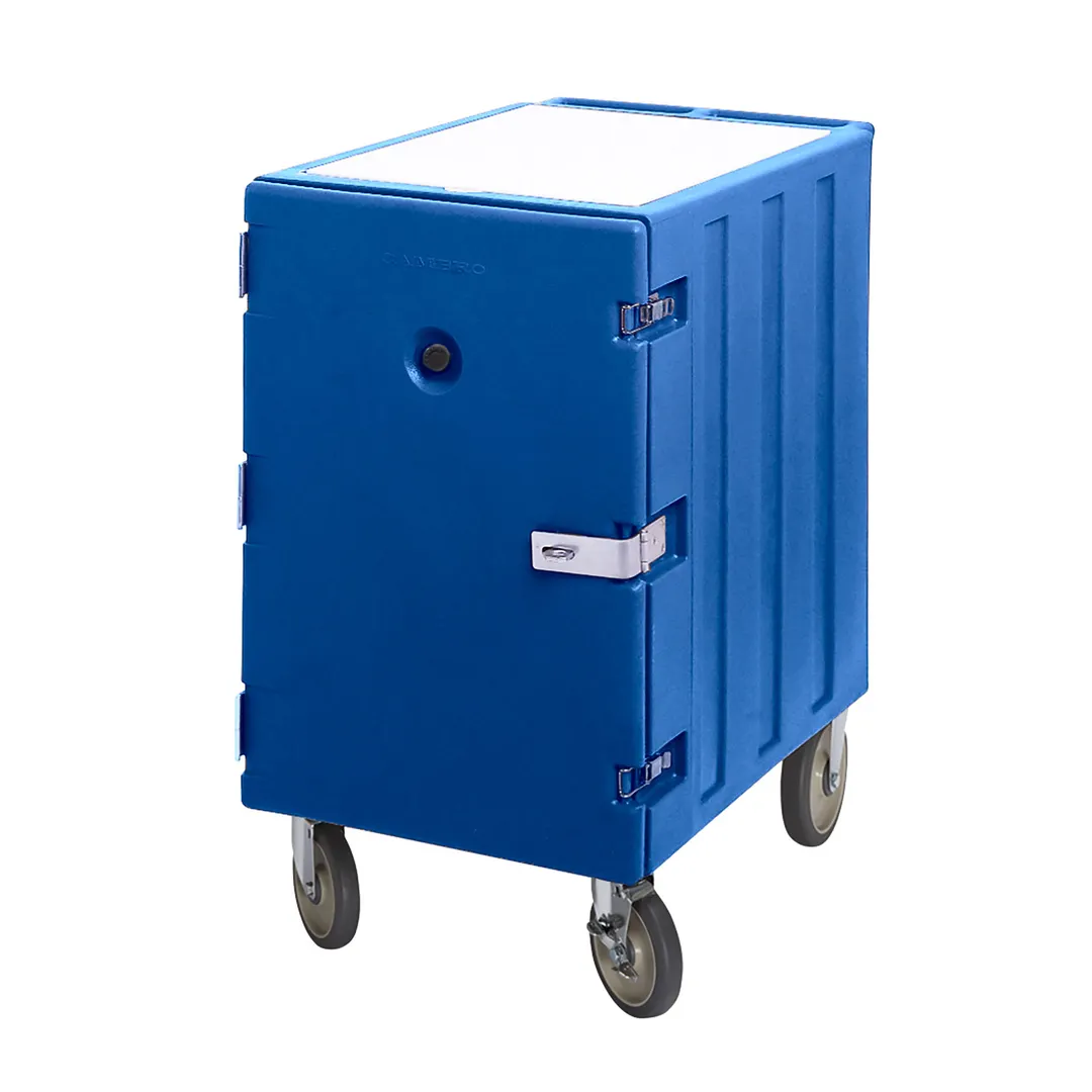 Cambro 1826LTCSP186 Front Loading Insulated Food Carrier w/ Security Package, Navy Blue - Camcart®