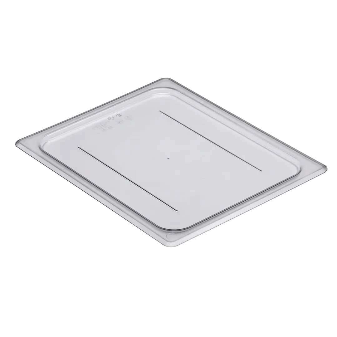 Cambro 20CWC135 Food Pan Cover – 1/2‑Size Flat Lid, Clear Polycarbonate, NSF, 12″ × 12″