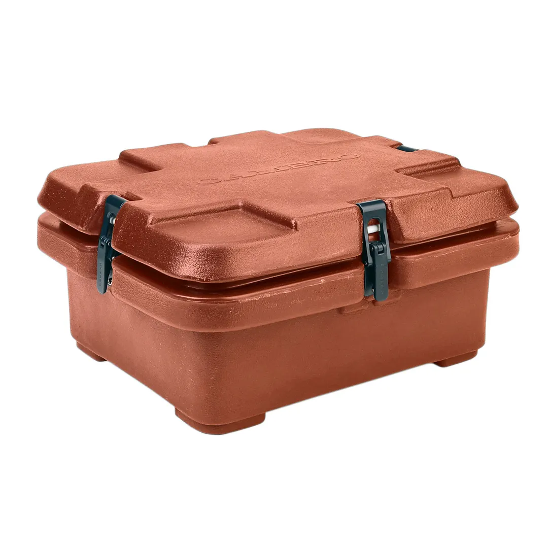 Cambro 240MPC402 Camcarriers® Top Loading 4" Deep Insulated Food Carrier - Brick Red