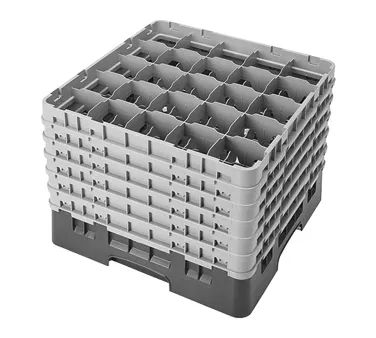 Cambro 25S1214168 Camrack Glass Rack, Full Size, Blue, 19-3/4 x 19-3/4, 25 Compartments