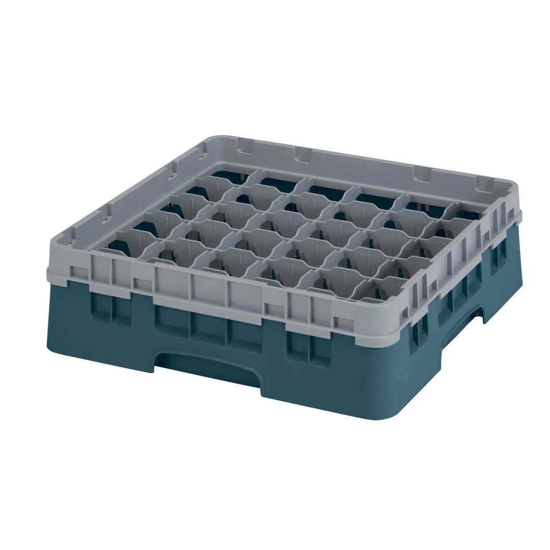 Cambro 36S318414 Camrack Glass Rack, Teal, Full Size, 19-3/4 x 19-3/4, 36 Compartments