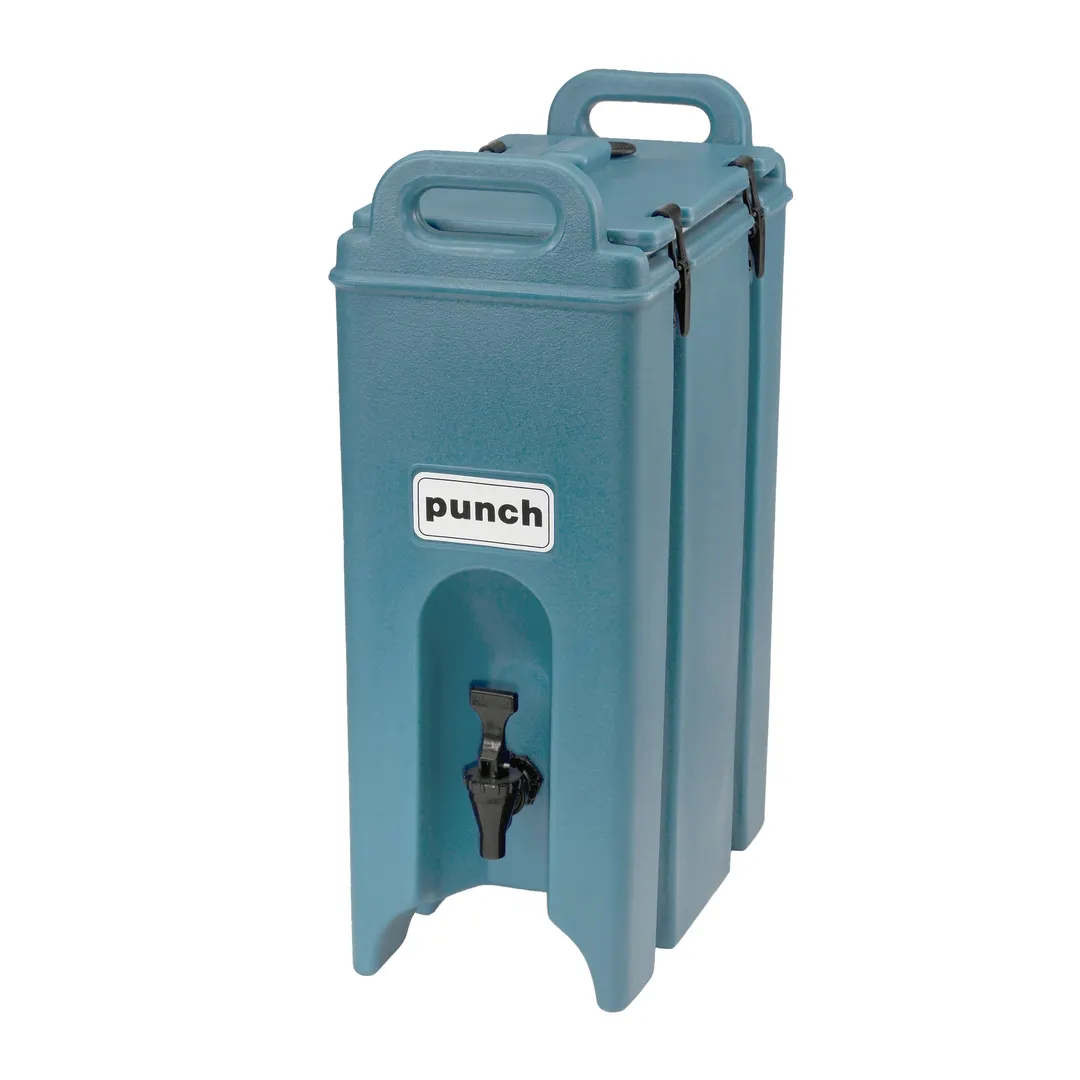 Cambro 500LCD401 Camtainer Beverage Carrier - 4-3/4 Gal Plastic, Slate Blue, 9"W x 16"D x 24"H, NSF