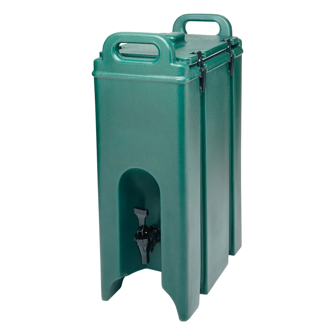 Cambro 500LCD519 Camtainer Carrier, 4‑3⁄4‑Gallon, Green Plastic, 9"W x 16½"D x 24¼"H, NSF