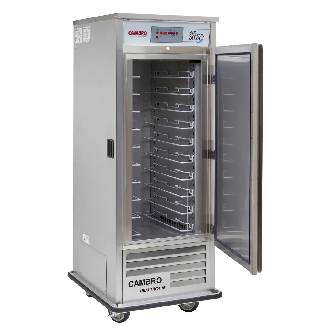 Cambro ACU1826R000 32" Air Curtain Reach-In Refrigerator w/ Right Swing Door, Bottom Mounted, (10) Full or (20) Half Size Trays