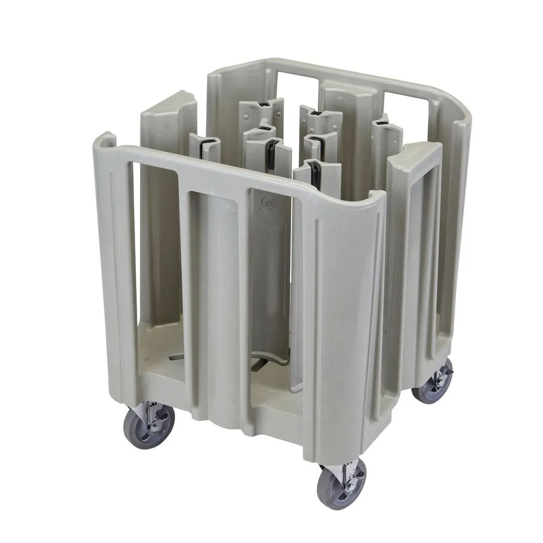 Cambro ADCSC8PKG480 S-Series Dish Caddy, 27x27, 500 lb, Polyethylene, Speckled Gray, Adjustable
