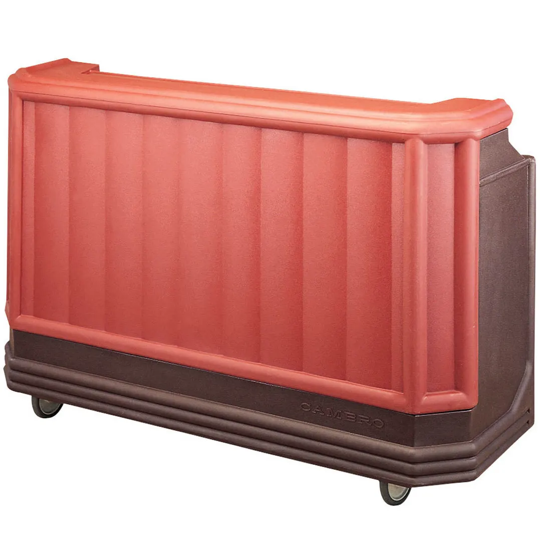 Cambro BAR730189 73" Portable Bar with 80 lb. Ice, 7 Bottle Speed Rail