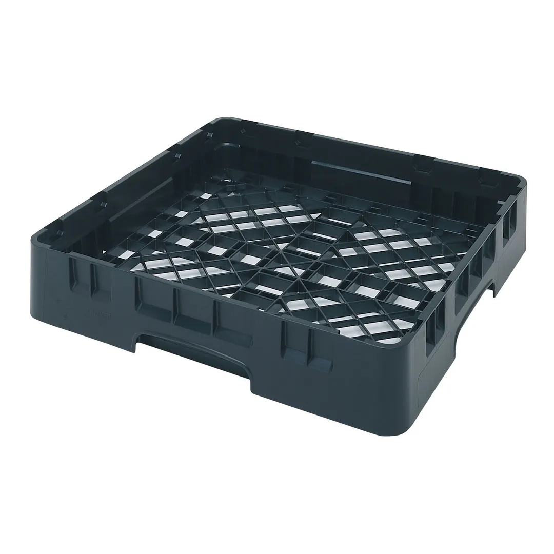Cambro BR258110 Camrack Base Rack, Full Size, 1 Compartment, 19-3/4" x 19-3/4", Polypropylene, Black, NSF Certified