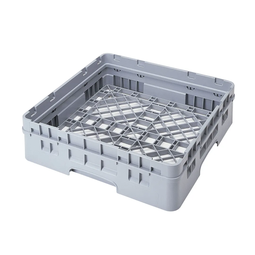 Cambro BR414151 Camrack Base Rack, Full Size, Gray, 19-3/4 x 19-3/4, 4-7/8 Inside Rack Height, Polypropylene, NSF Certified