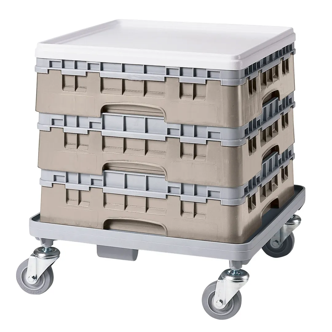Cambro BR414184 Camrack Base Rack, Full Size, Beige, Polypropylene, 19-3/4 x 19-3/4, 4-7/8 Inside Rack Height